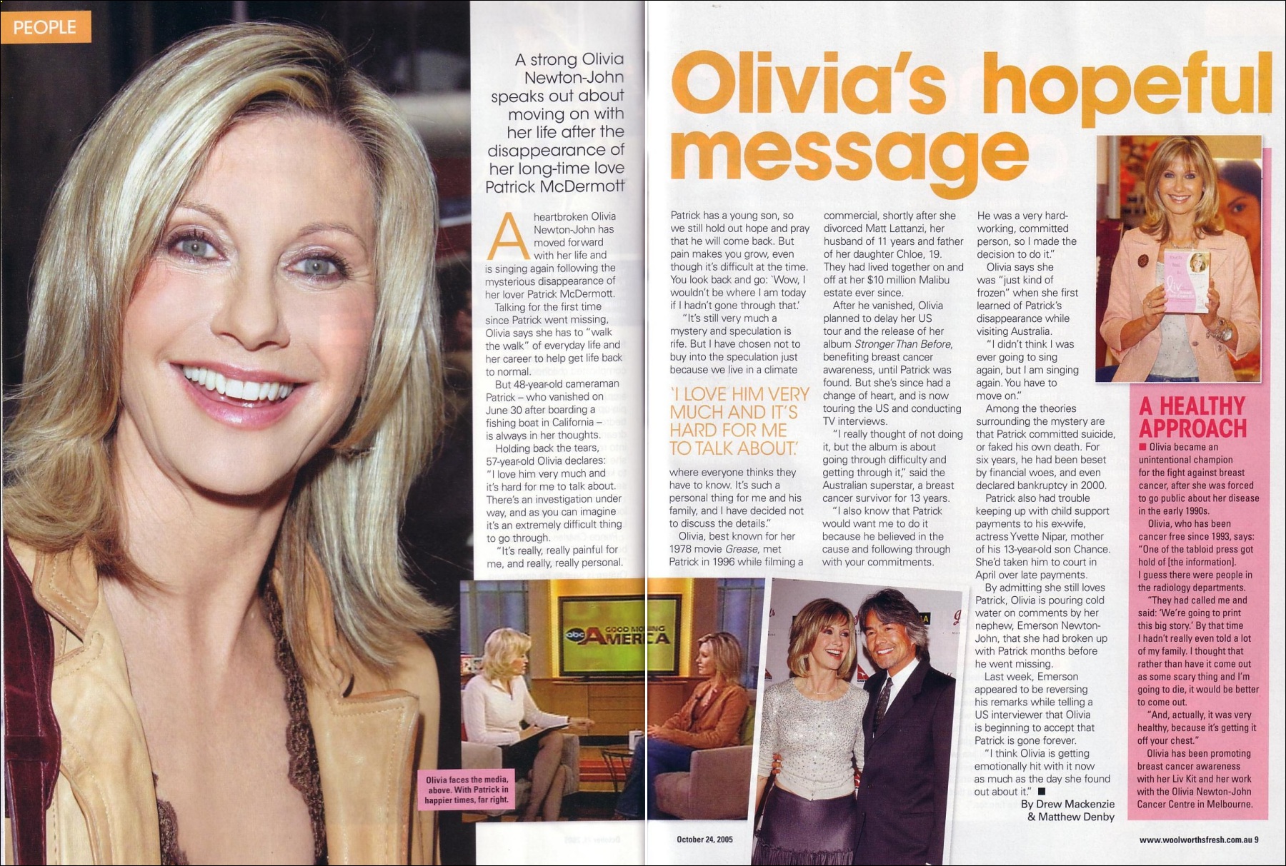 Olivia's hopeful message - Fresh