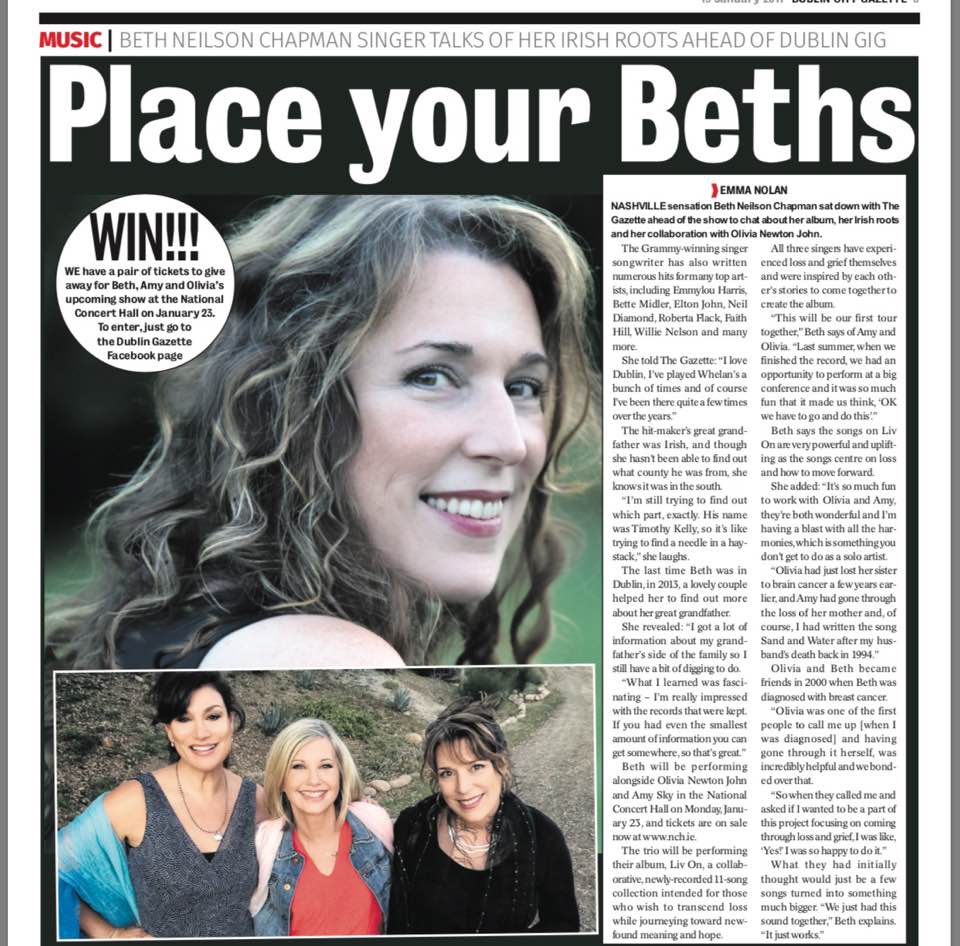 Place Your Beths - Irish Gazette