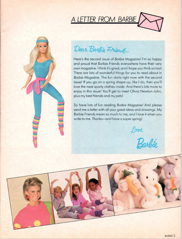 Barbie Meets Olivia - Barbie magazine