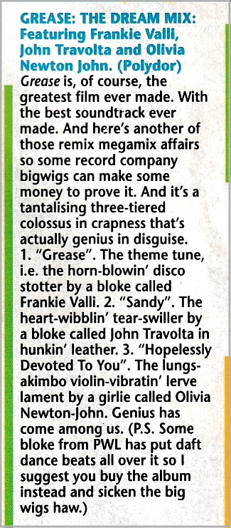 Grease The Dream mix review - Smash Hits