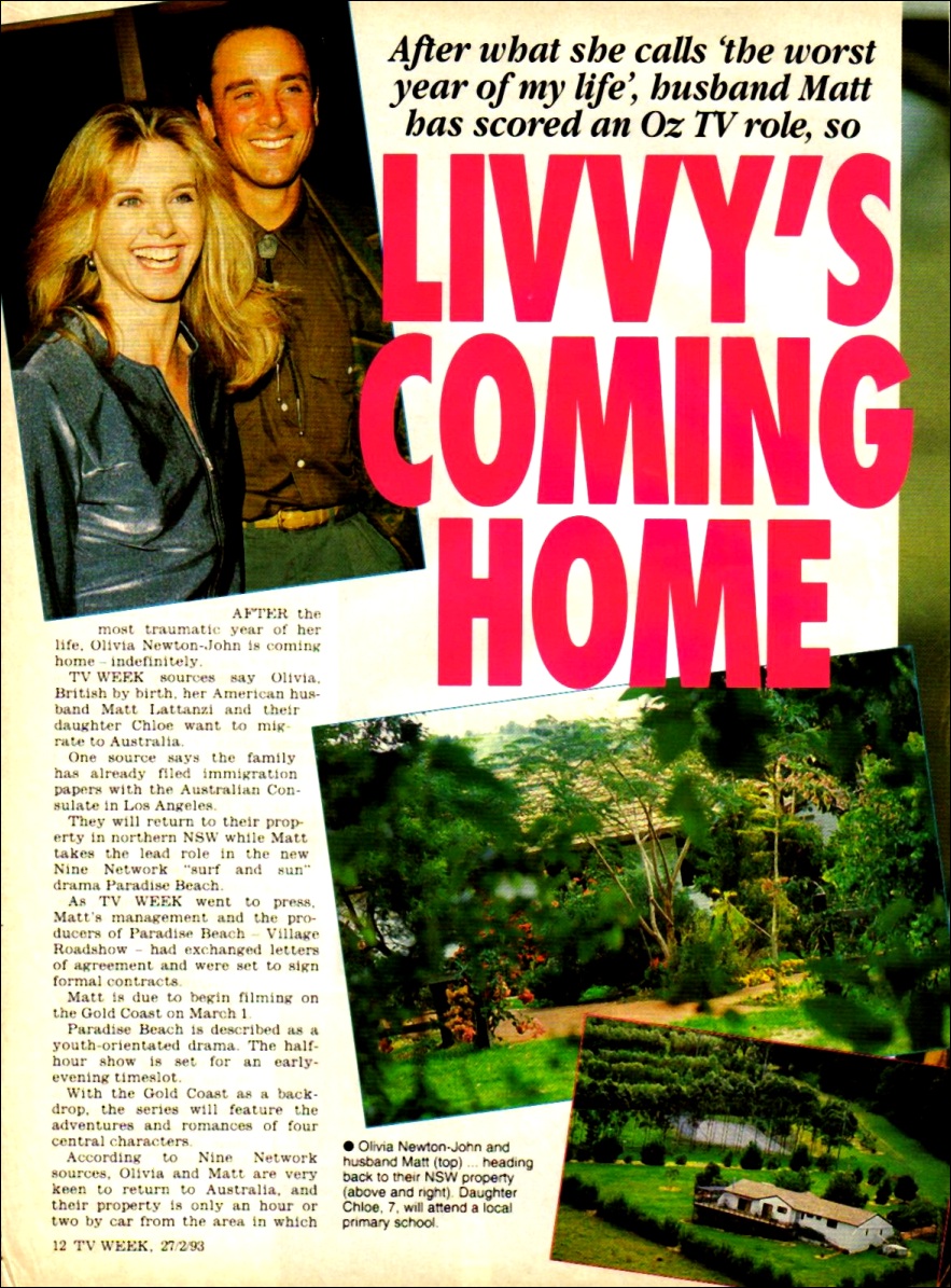 Livvy's coming home - TV Week