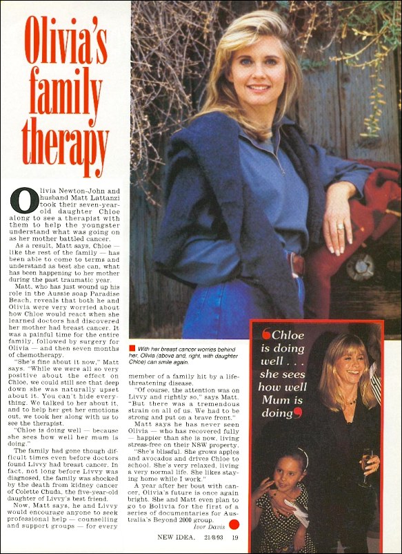 Olivia's Family Therapy - New Idea