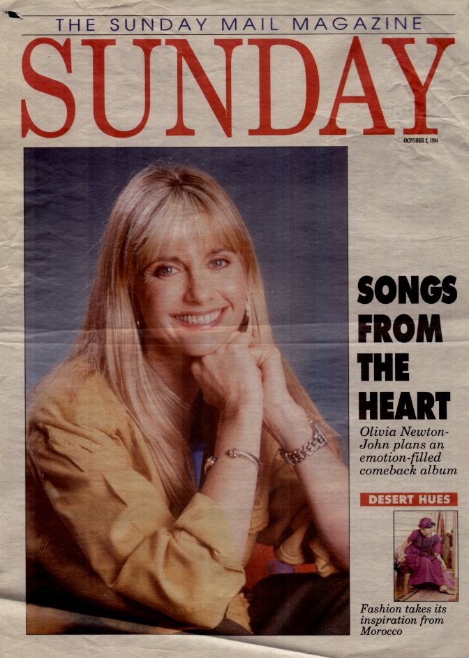 Songs From The Heart- Sunday Mail