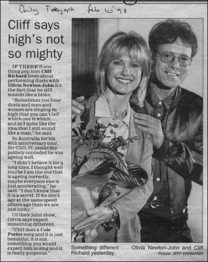 Cliff and Olivia - Telegraph