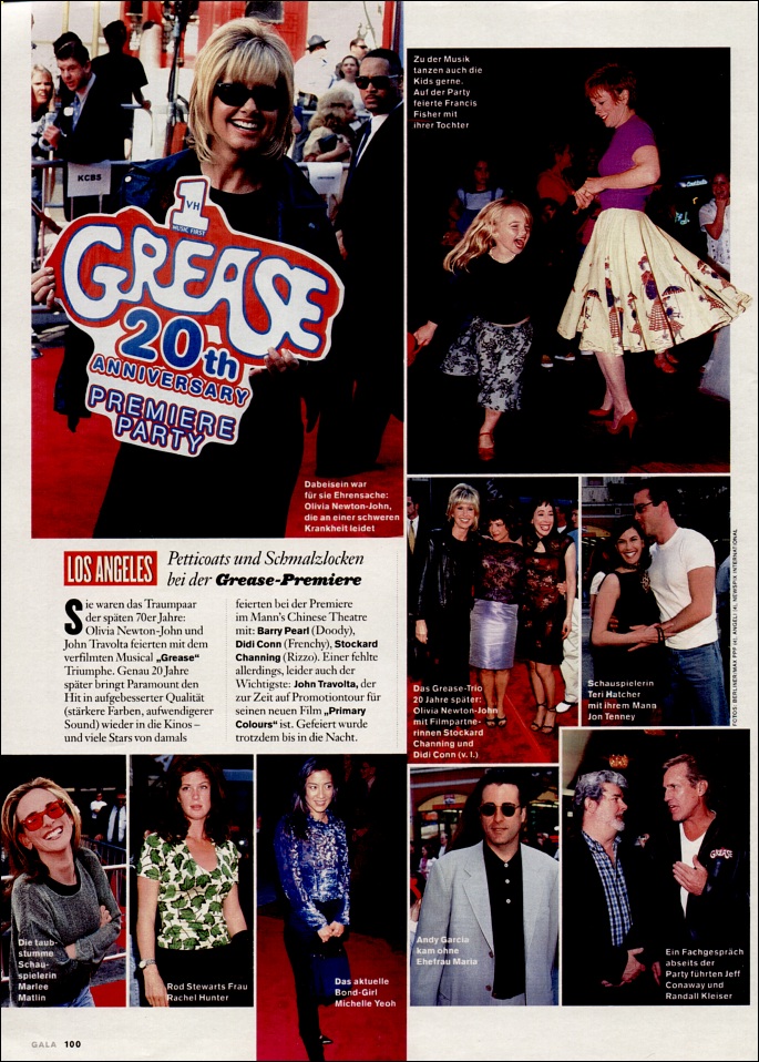 Grease 20th anniversary - Gala