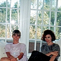 Amy Sky and Olivia circa 1987 (not in album artwork)