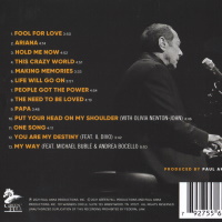 Paul Anka Making Memories CD back cover
