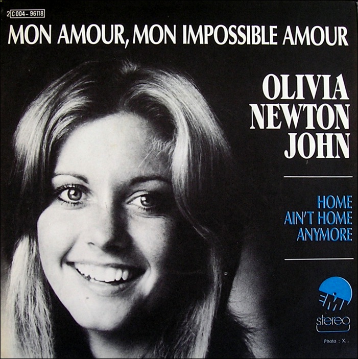 Olivia Newton-John Mon Amour, Mon Impossible Amour single cover