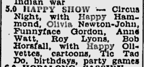 Olivia Newton-John The Happy Show 1964