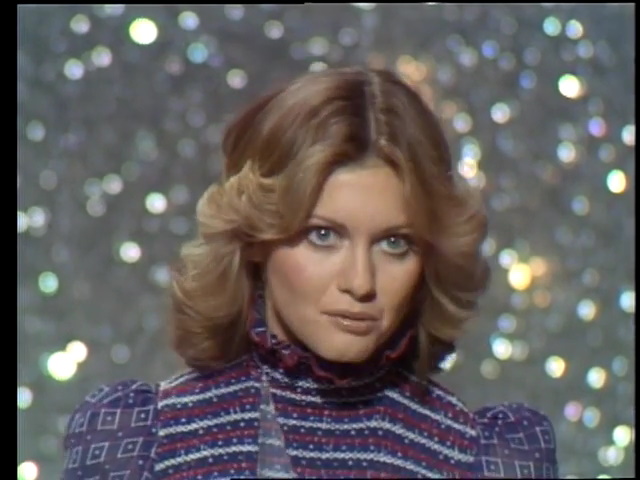 Olivia Newton-John at the American Music Awards 1975