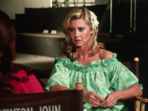 Olivia Newton-John the set of Xanadu 1979