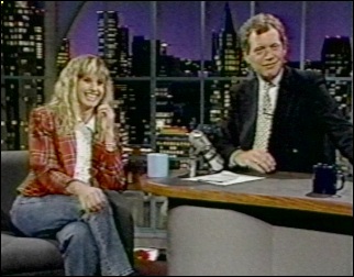 Olivia Newton-John, David Letterman 1990