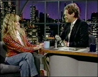 Olivia Newton-John, David Letterman 1990