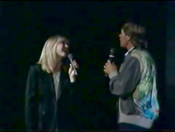 Olivia Newton-John with John Denver 1991