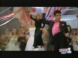 Olivia Newton-John dancing Grease 20th anniversary party