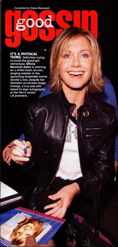Signing autographs at Sordid Lives LA premiere - Woman's Day