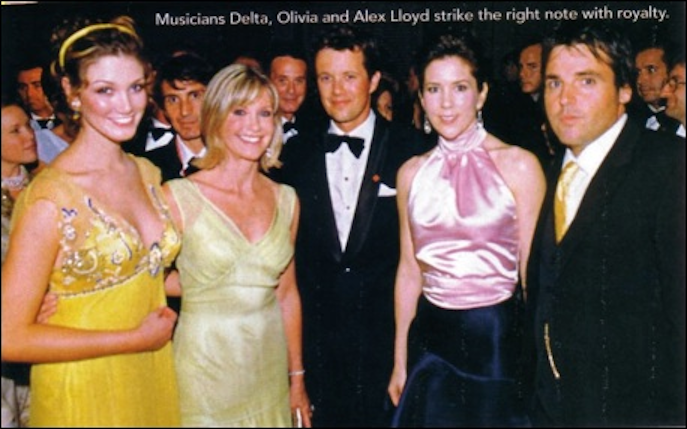 Olivia performs for the Crown Prince of Denmark - New Idea