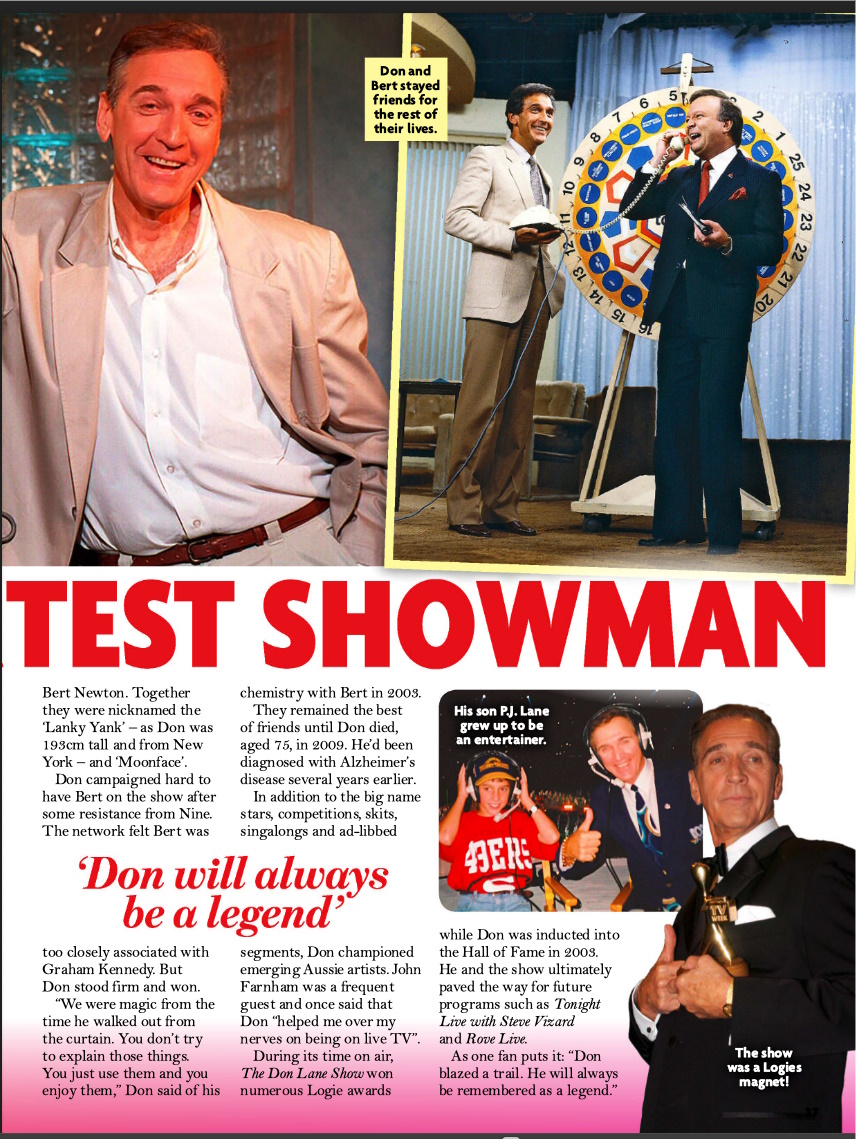 The Don Lane Show at 50 - New Idea