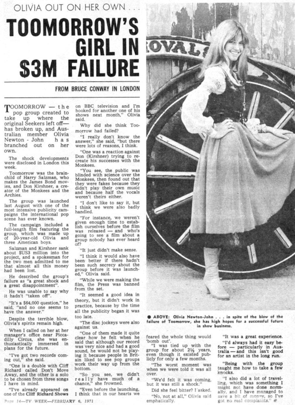 Toomorrow's Girl in $3 million failure - TV Week