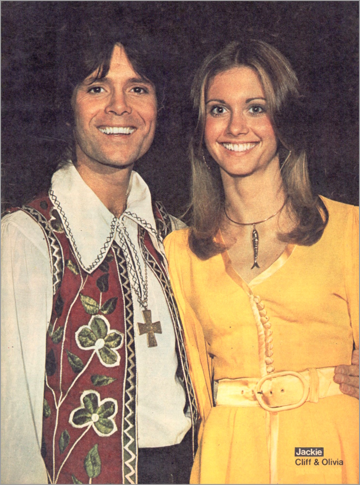 Cliff and Olivia poster - Jackie magazine