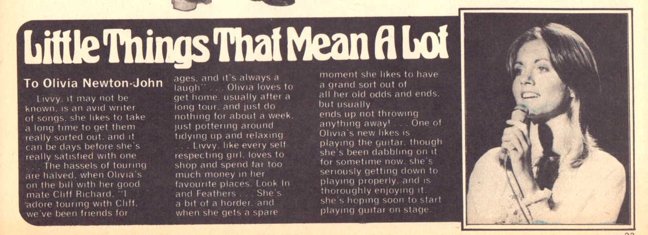 Little Things That Mean A Lot - Popsworld