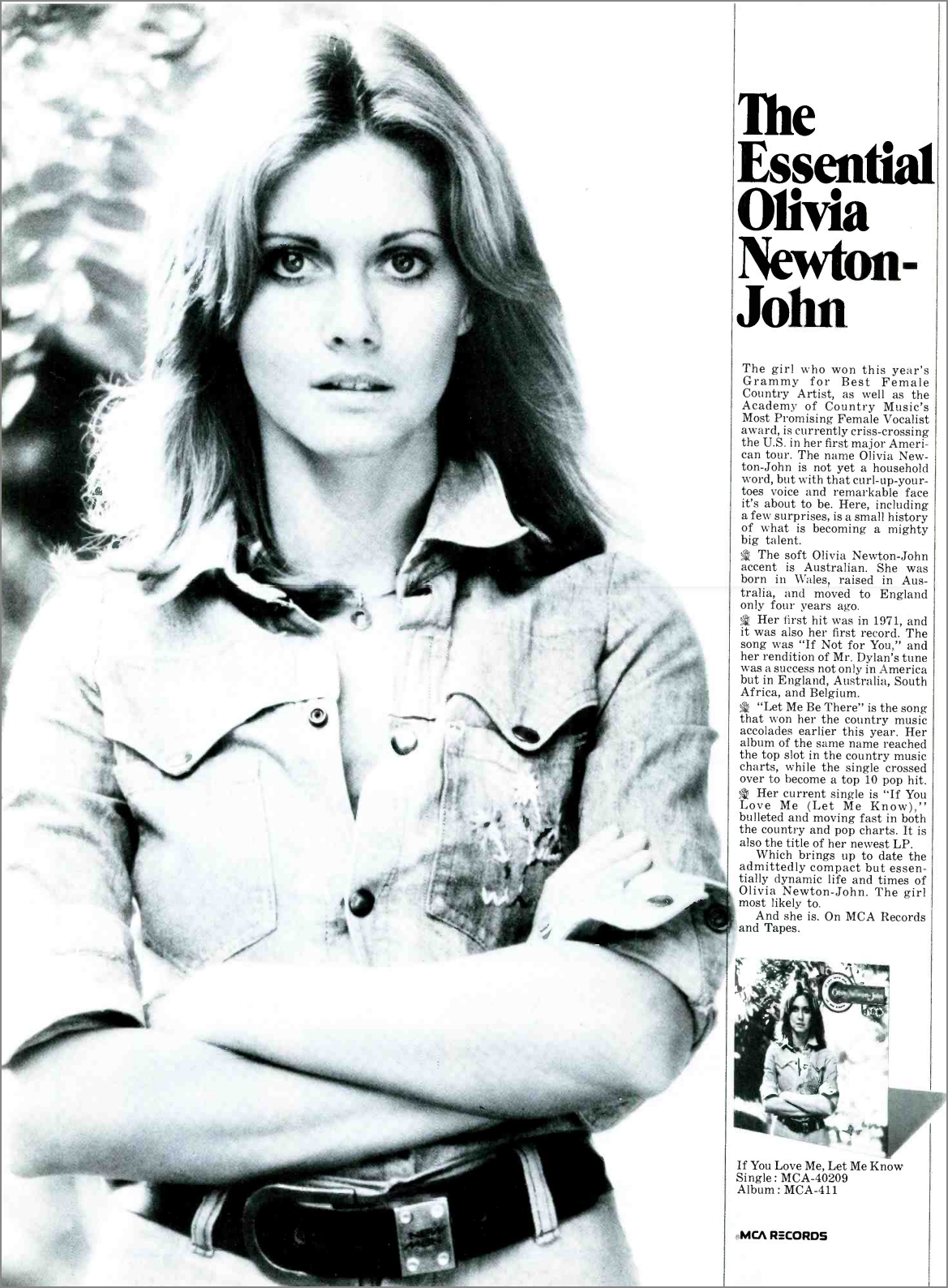 If You Love Me Let Me Know advert - Cashbox