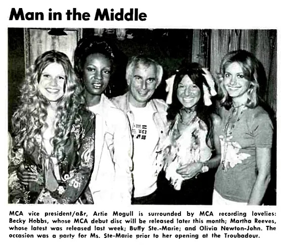Man In The Middle, Artie Mogull with Olivia and others - Record World