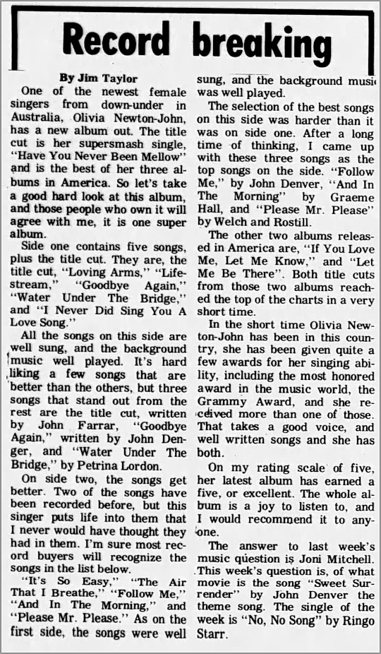 Have You Never Been Mellow review - The Sun