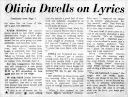 Olivia Newton-John article