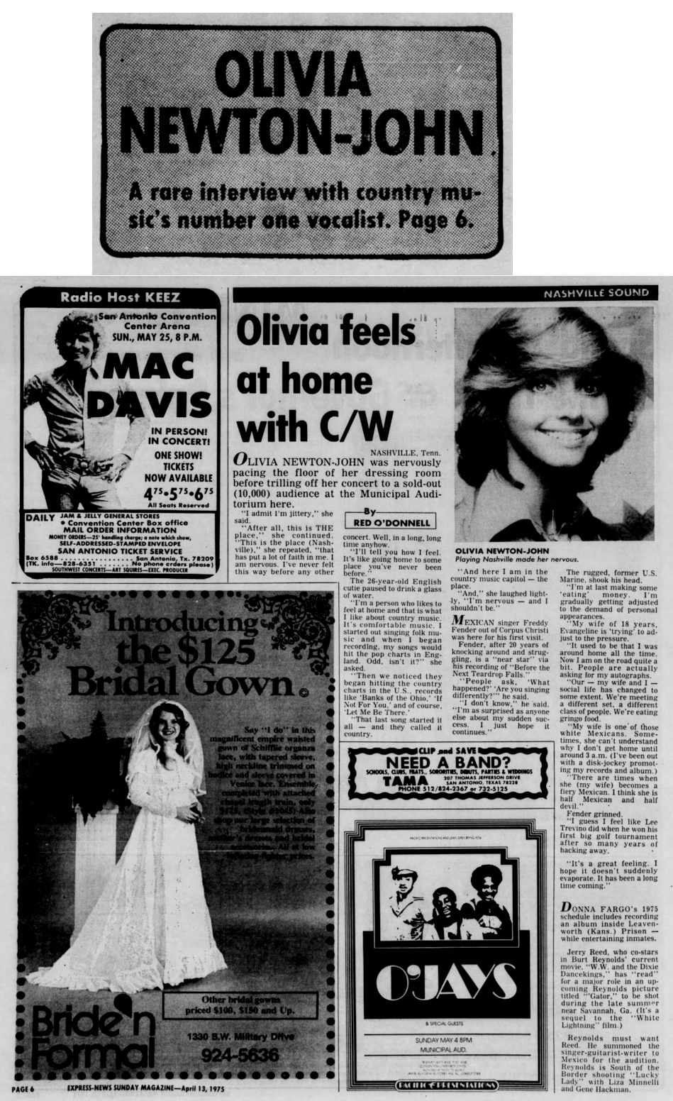 Olivia Feels At Home With C/W  - Express News