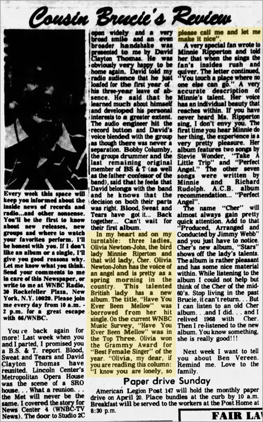 Cousin Bruce's Review of HYNBM  - Shopper News