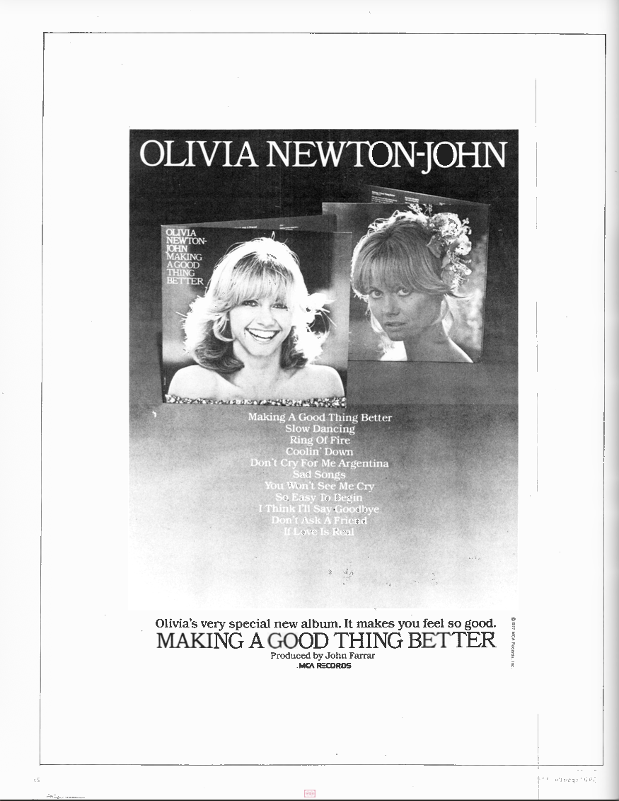 Making A Good Thing Better advert - Gig