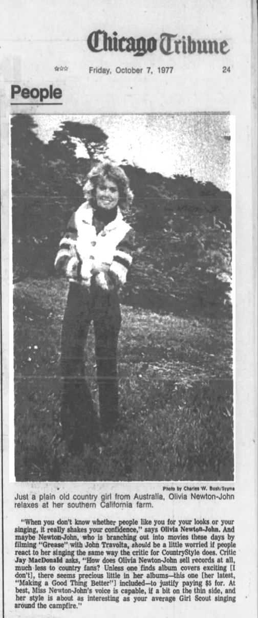 Just a plain old country girl from Australia - Chicago Tribune