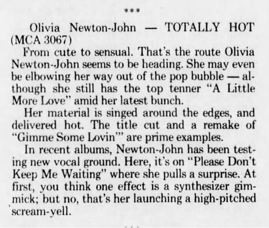 Totally Hot review - Green Bay Press Gazette