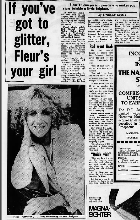 If you've got to glitter, Fleur's your girl - The Sydney Morning Herald
