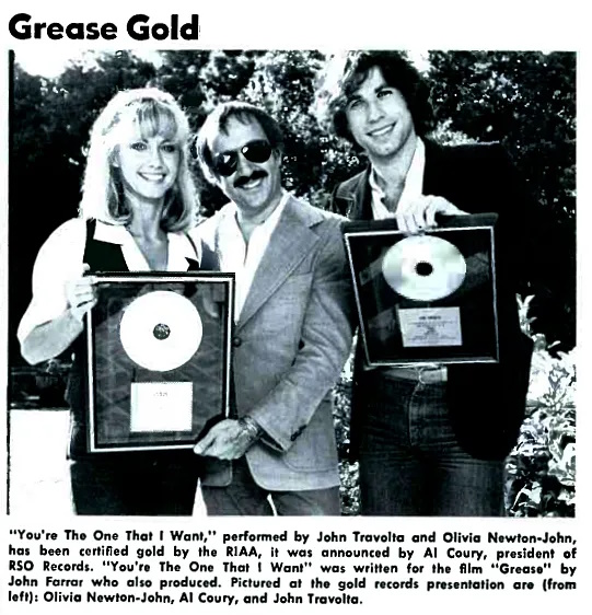 Grease Gold, You're The One That I Want  - Record World