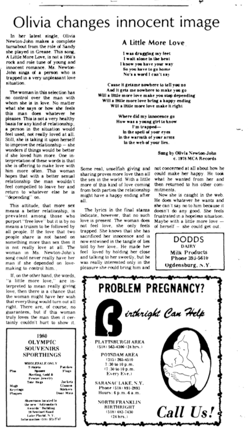 A Little More Love lyrics analysed - North Country Catholic