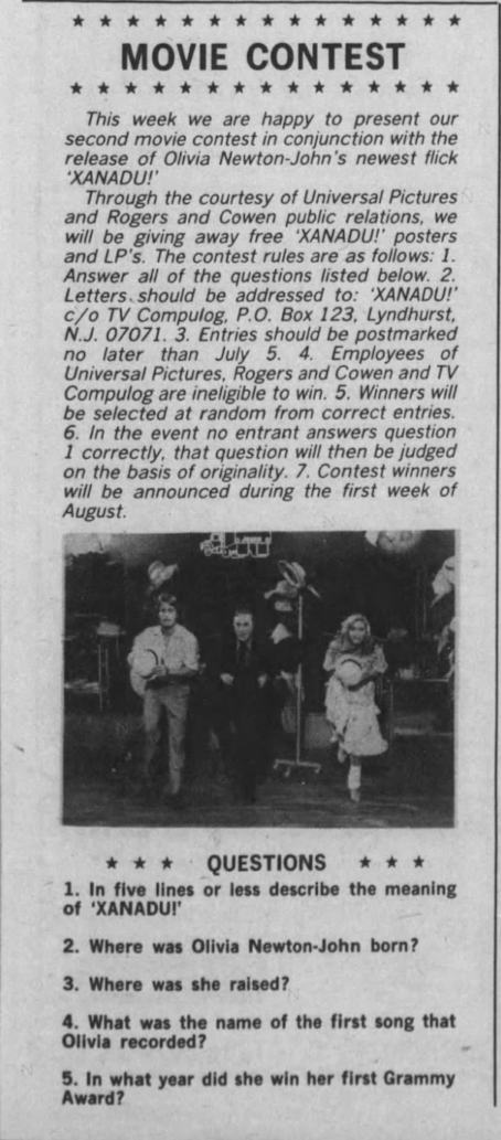 Movie Contest - The Oshkosh Northwestern