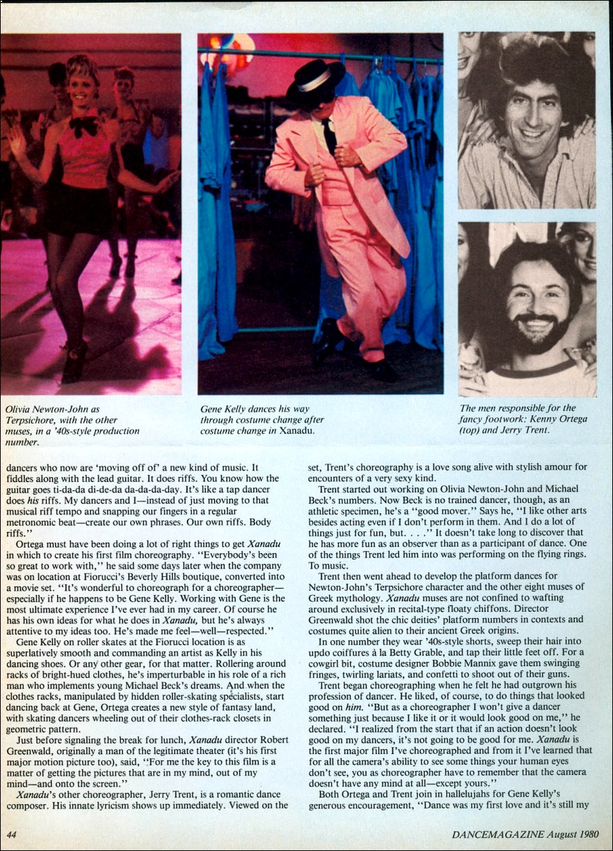 Film Fantasy Xanadu - Dance Magazine