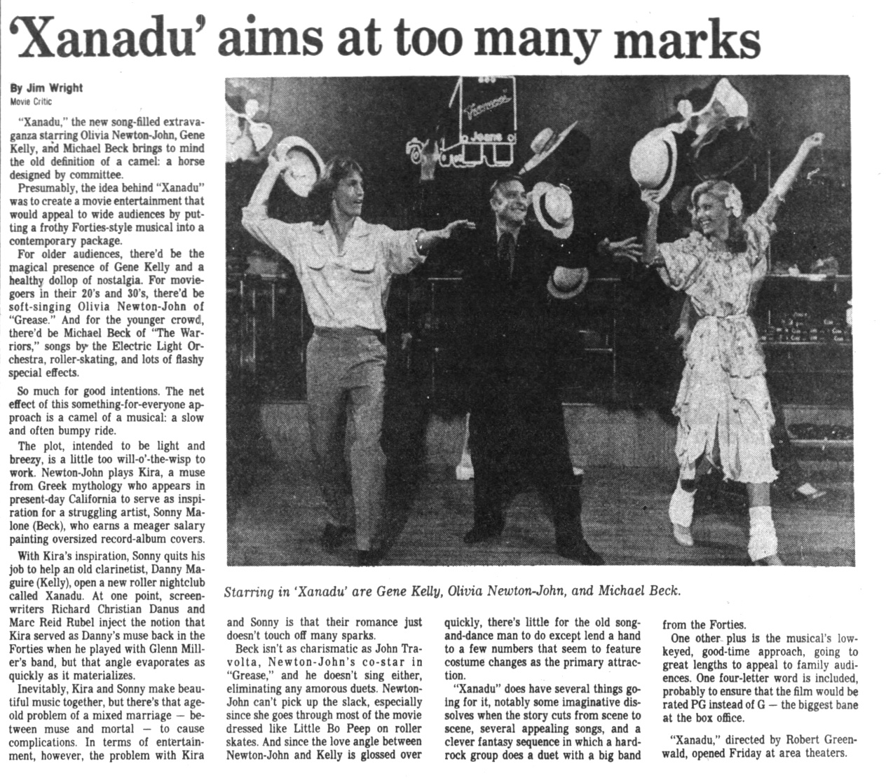 Xanadu aims at too many marks - The Record