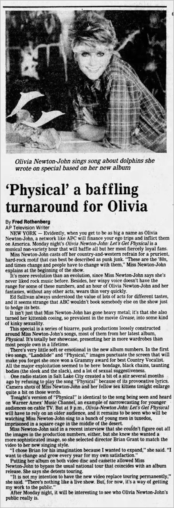 Physical a baffling turnaround for Olivia - The Birmingham News