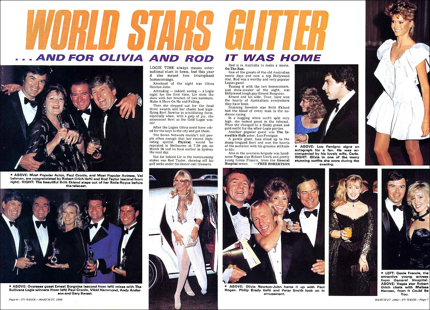 Oh What A Night, Logies 82 - TV Week