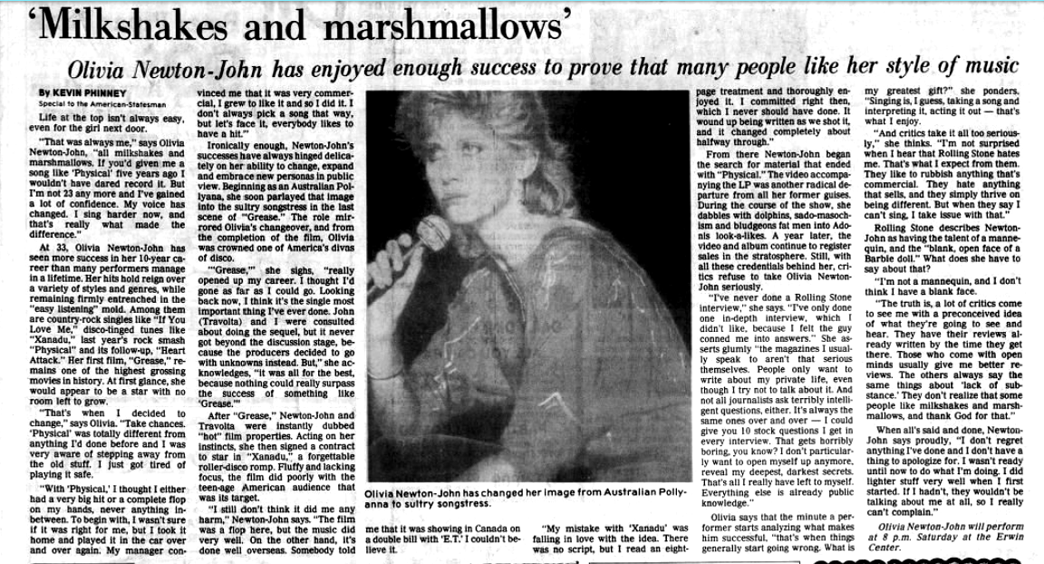 Milkshakes and marshmallows - Austin American Statesman