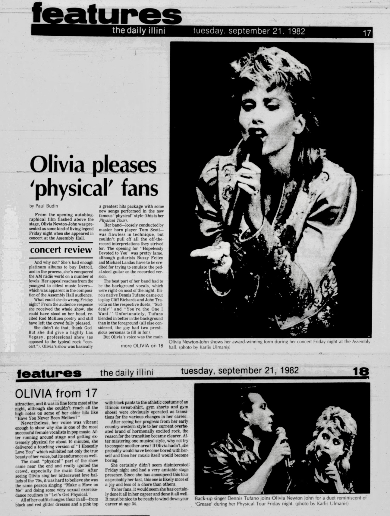Olivia pleases physical fans, IL concert - The Daily Illini