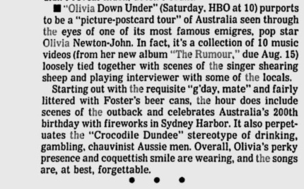 Down Under TV special - Ocala Star Banner