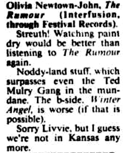 The Rumour single review - Canberra Times