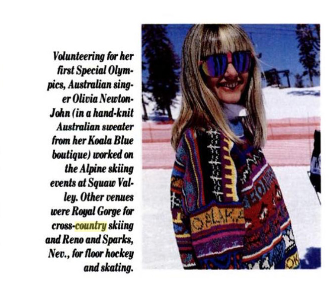 Volunteering for Special Olympics photo  - Snow Country