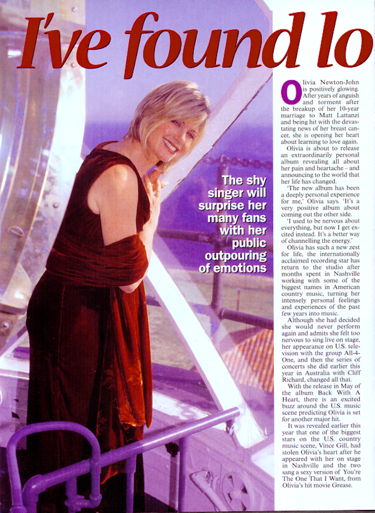 I've found love again - New Idea