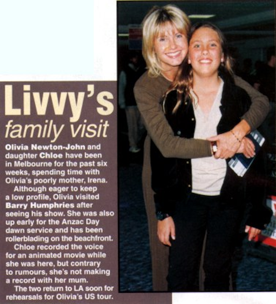 Livvy's family visit - Woman's Day