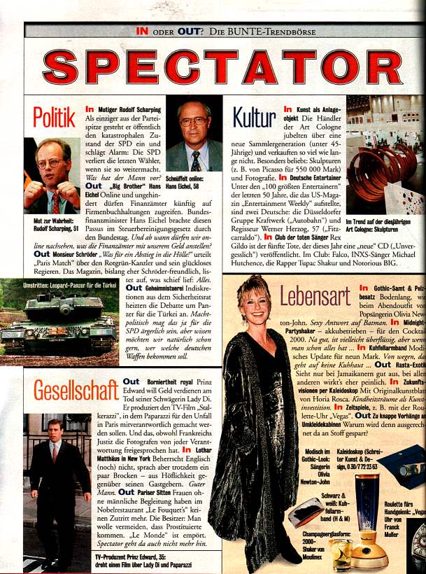 What's In and What's Out - Bunte